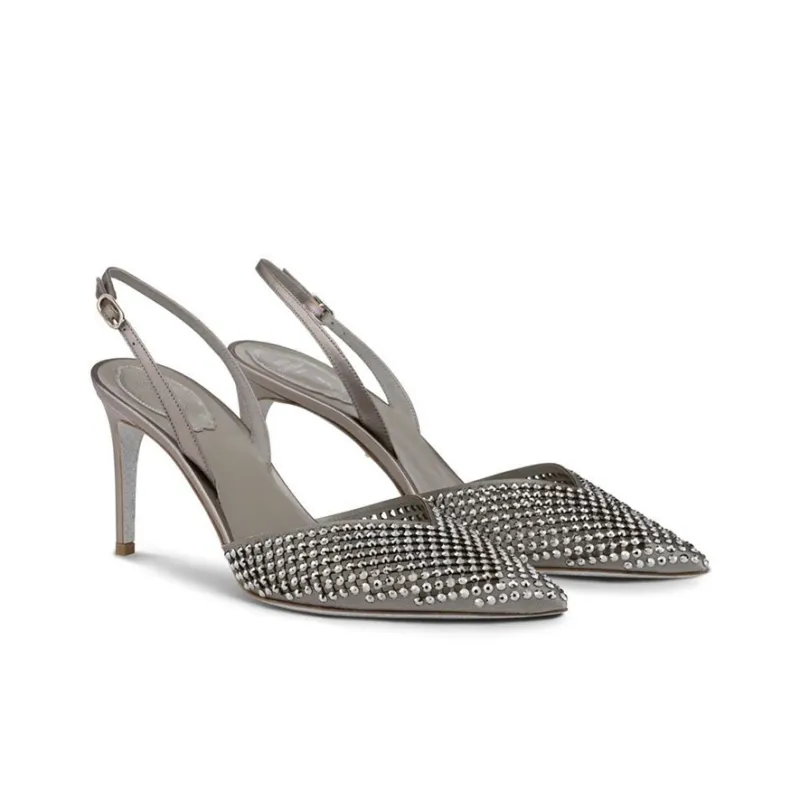 René Caovilla Strass-embellished Sandals-2
