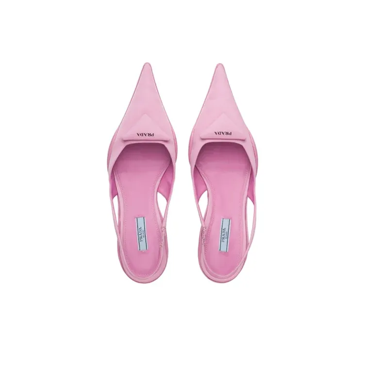 PRADA Slim Heel High Heels Women's Pink-4