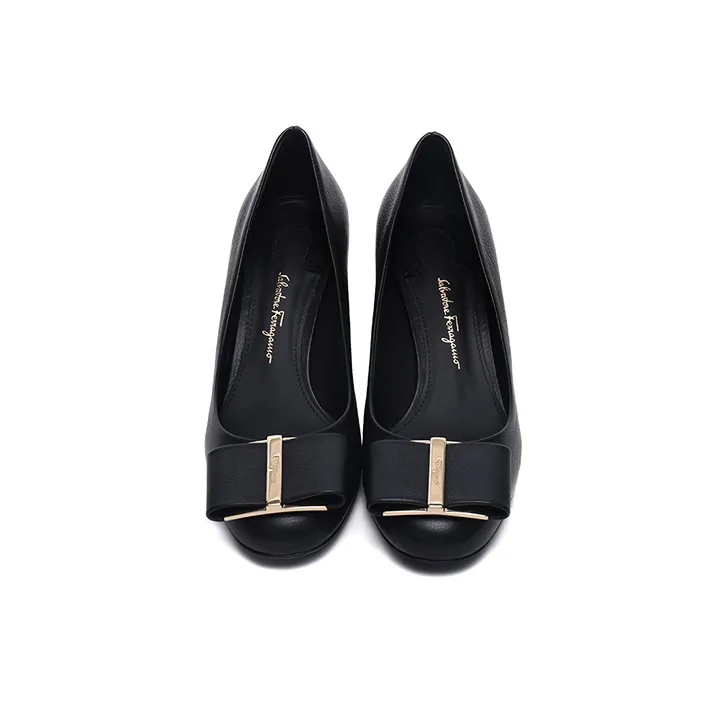 FERRAGAMO Capua 55 Collection High Heels 5.5cm Women's Black-3