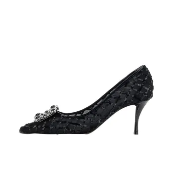 Roger Vivier Squin Embellished Slip On Pumps