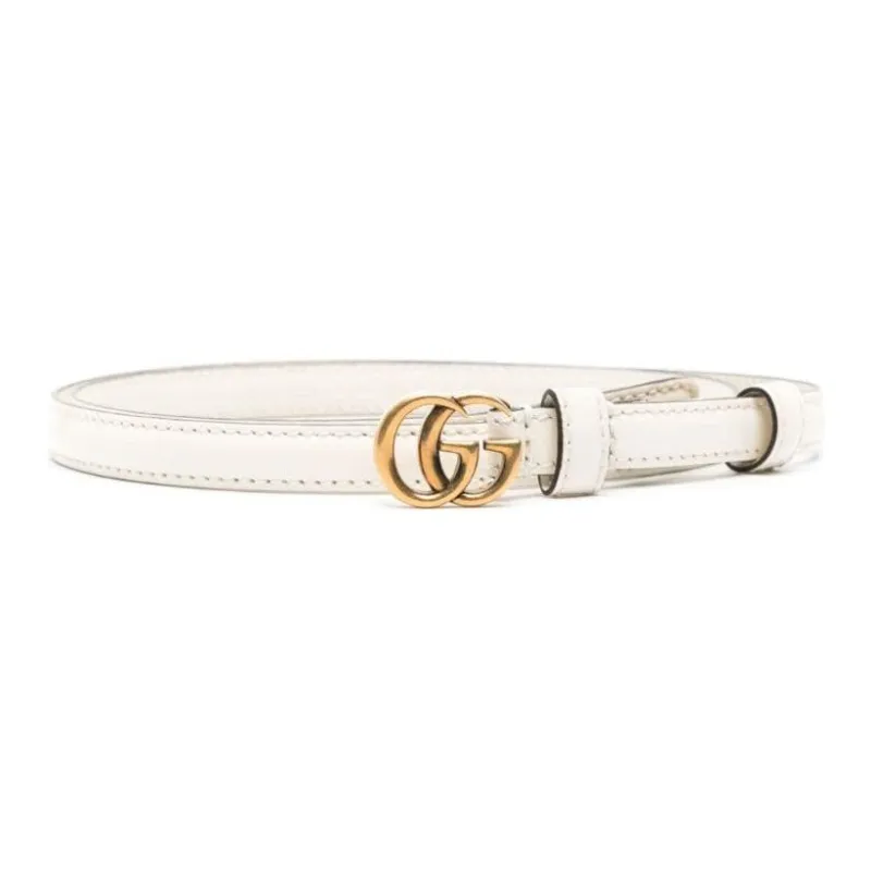 GUCCI Leather Belts Women's Width 1.2CM-3