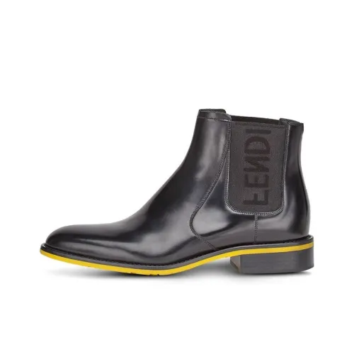 FENDI Chelsea Boots Women's Black