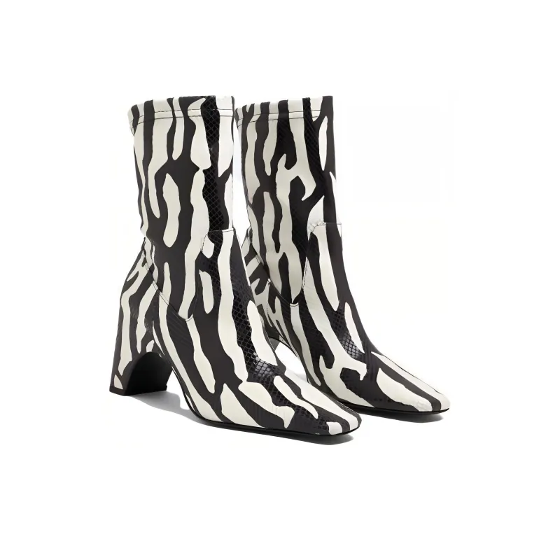 COPERNI Ankle Boots Women's Black White-3