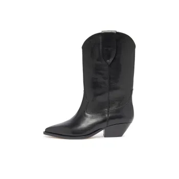 ISABEL MARANT Leather Block-heel Boots
