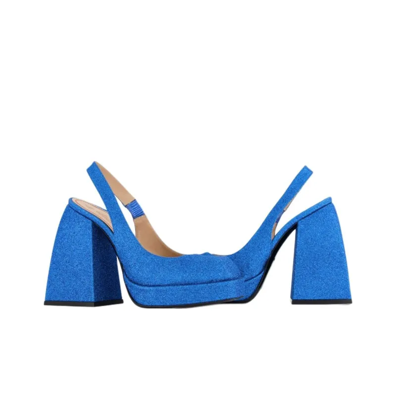NODALETO Bulla Jil 120mm Glitter Platform Pumps-3