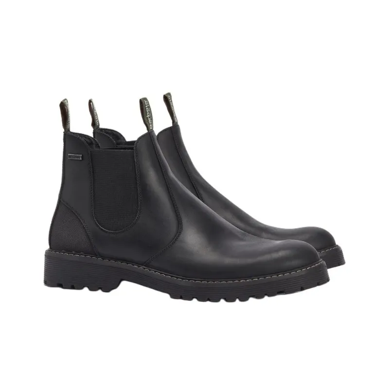 BARBOUR Patton Short Chelsea Boots 3.5cm Men's Black-3