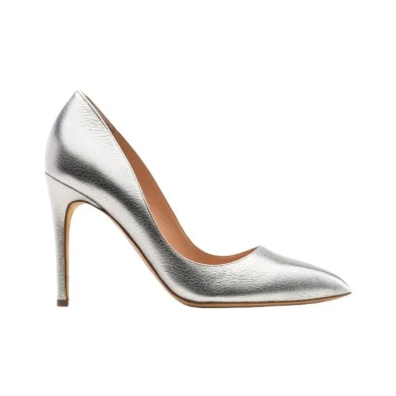 Rupert Sanderson Slim Heel High Heels 10cm Women's Silver-1