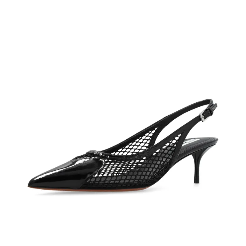 Alaïa Heart 55mm Slingback Leather Pumps-1