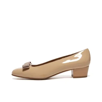 Ferragamo Vara High Heels Women's Nude