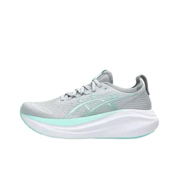 Asics Gel Nimbus 27 Piedmont Grey Illuminate Mint Women's