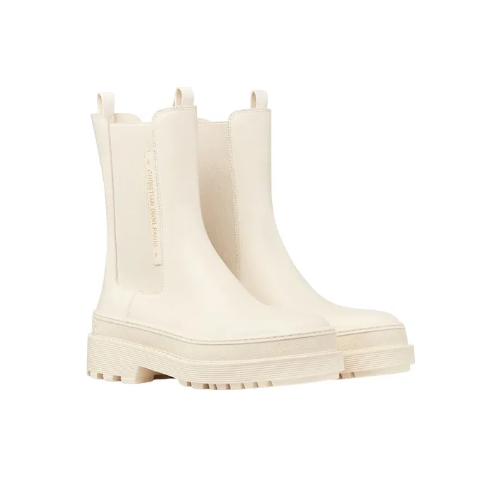 DIOR Trial Chelsea Boots Women's White-2
