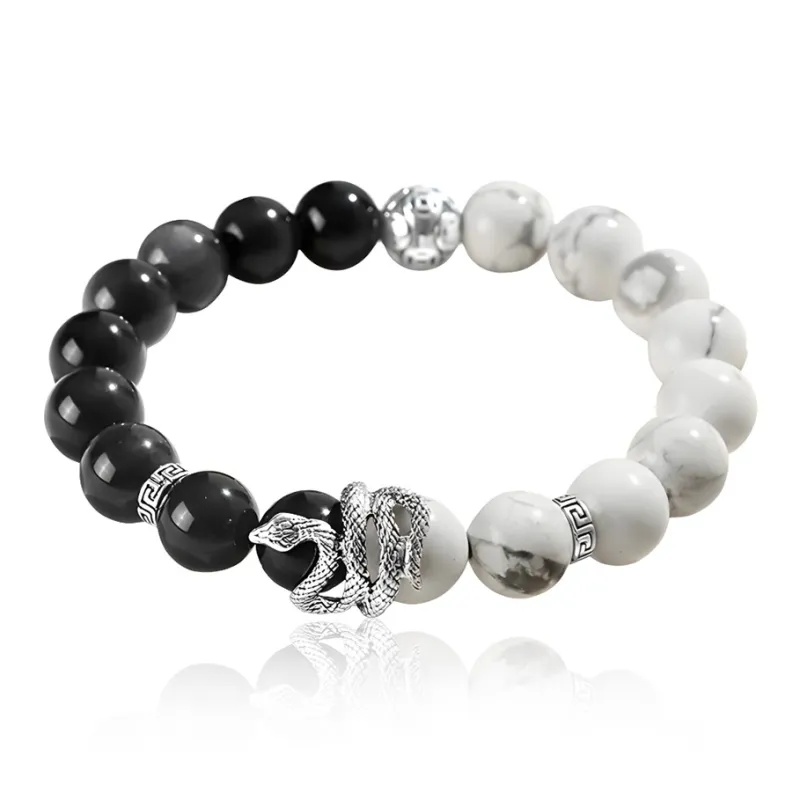FOREVER MELODY Processing Obsidian Bracelets Unisex-6