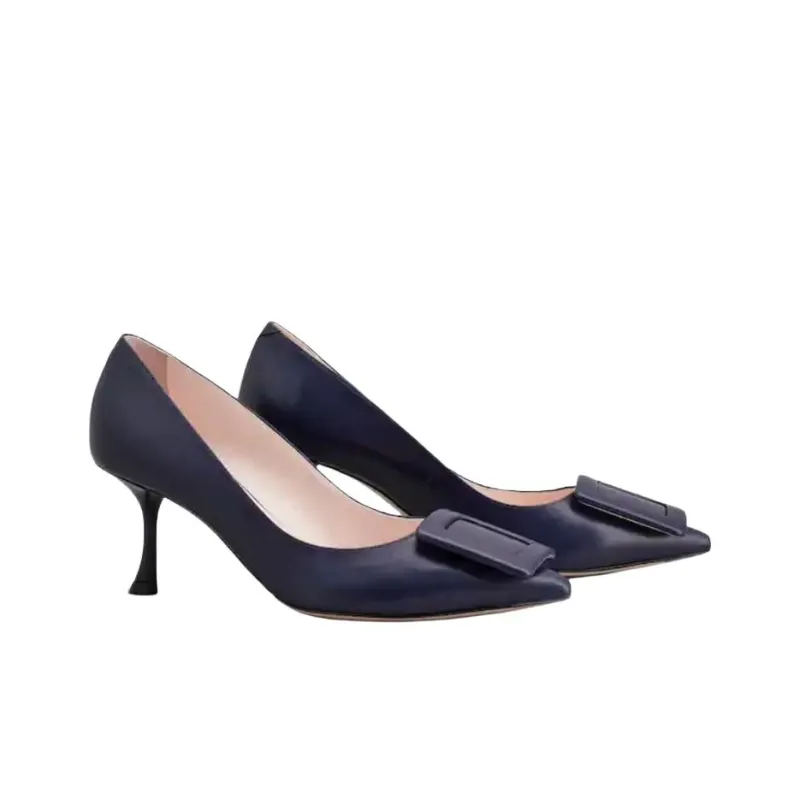Roger Vivier Slim Heel High Heels 6.3cm Women's Blue-2