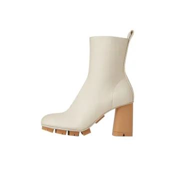 Bottega Veneta White Boots on Sale & Authentic - POIZON