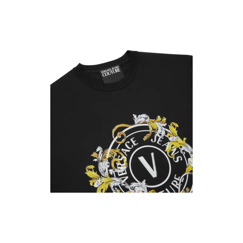 VERSACE Baroque Logo T Shirt-5