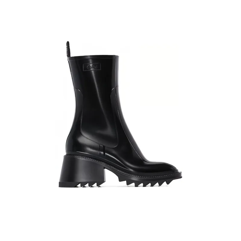 Chloé Women's PVC Betty Rain Boot 'Black'-1