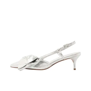 Schutz Judy Slim Heel High Heels 6cm Women's Silver