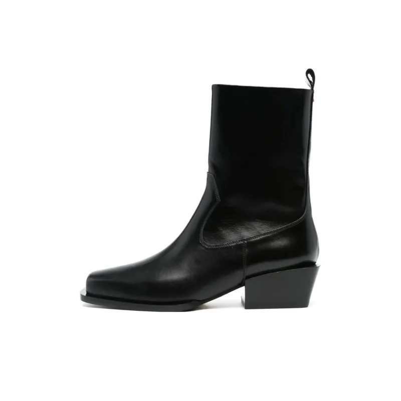 Aeyde Bill 60mm Leather Boots-0