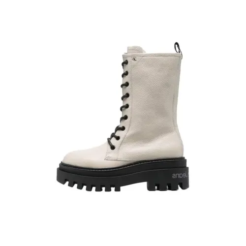 CKJ CALVIN KLEIN JEANS Jeans Ankle Boots Women's Beige