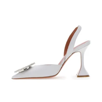 AMINA MUADDI Begum 90mm Satin Pumps