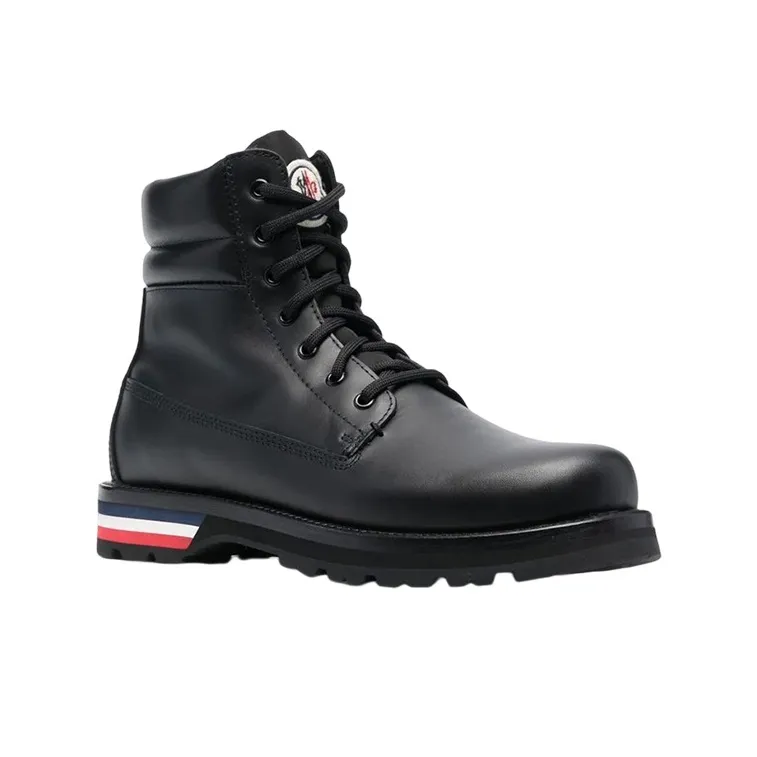 Moncler Ankle Boots Men Black-2
