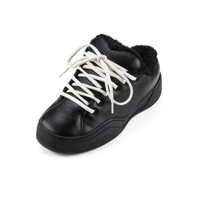 HANQIAORIJI Broken Cocoon Series Puffy Shoes Low Top Casual Shoes Unisex-23
