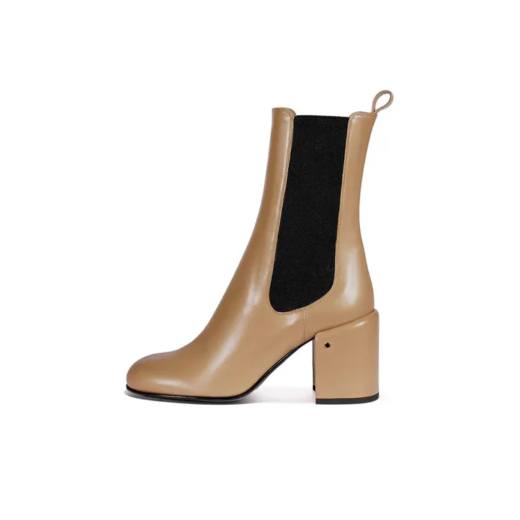 Laurence Dacade Short Chelsea Boots 8cm Women's Brown-0
