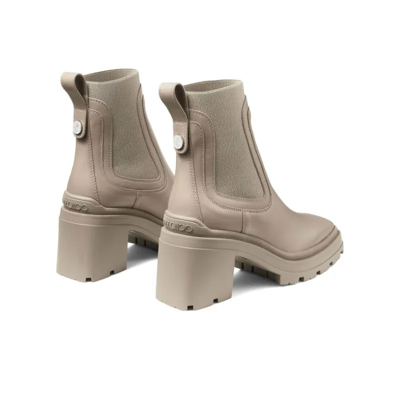 Jimmy Choo Veronique 80mm Leather Ankle Boots-2