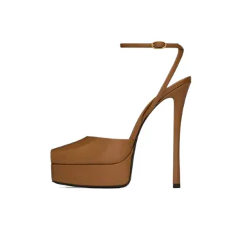 SAINT LAURENT La Scandale Platform Sandals Women's