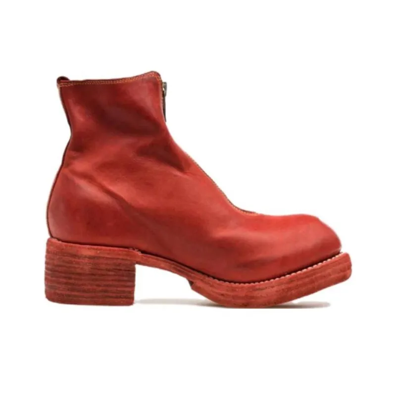 GUIDI Zip Detail Boots-1