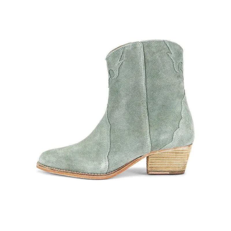 FREE PEOPLE Ankle Boots 5cm Women's Light Green-0