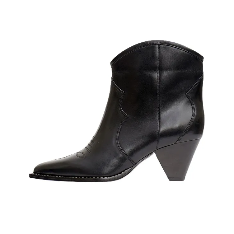 ISABEL MARANT Darizo Leather Ankle Boots-0