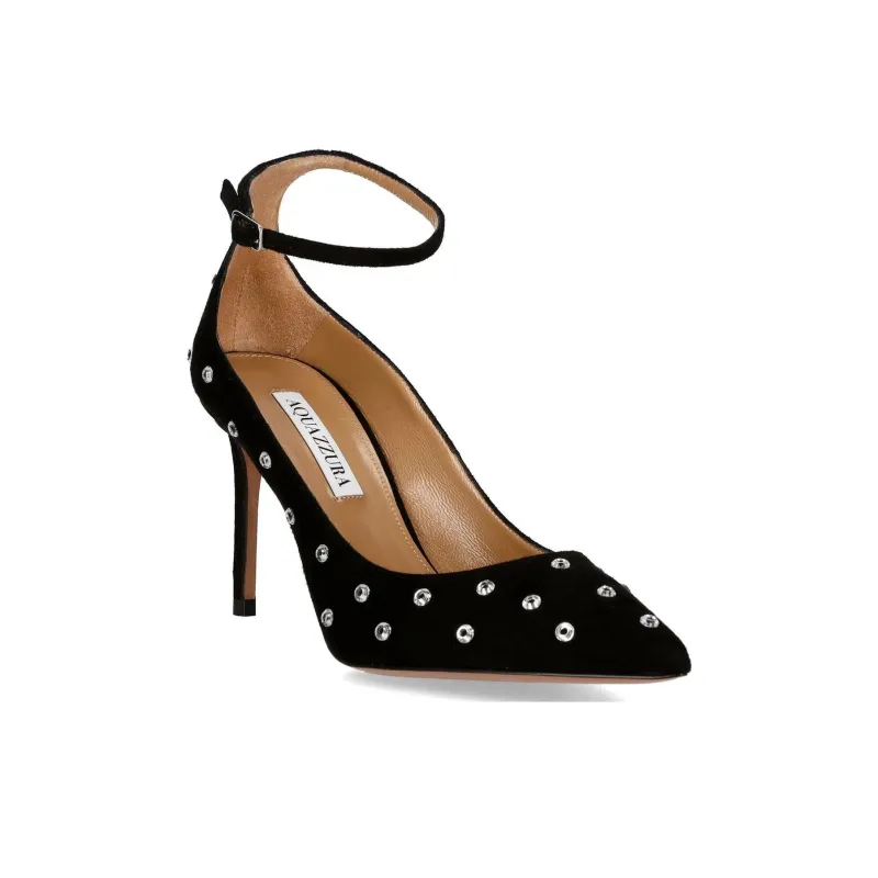 AQUAZZURA Love Affair Slim Heel High Heels 8.5cm Women's Black-2