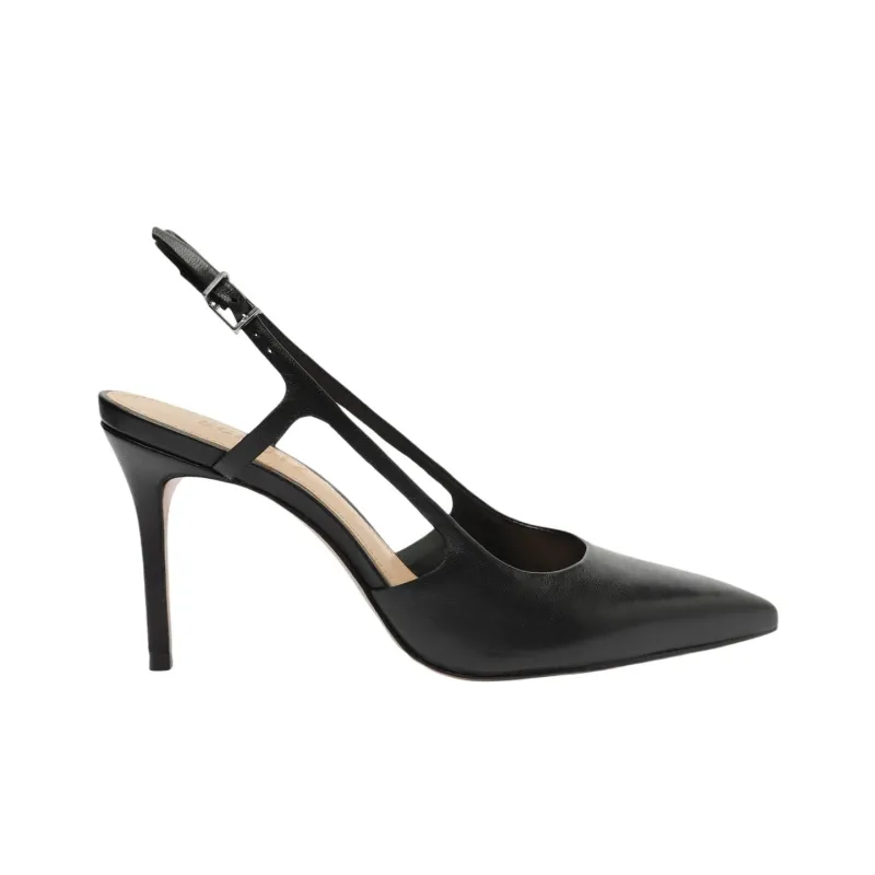 Schutz Boris Slim Heel High Heels 8.4cm Women's Black-1