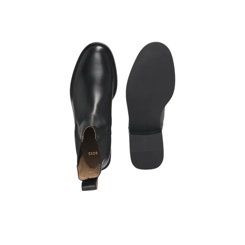 HUGO BOSS Short Chelsea Boots Women's Black-4
