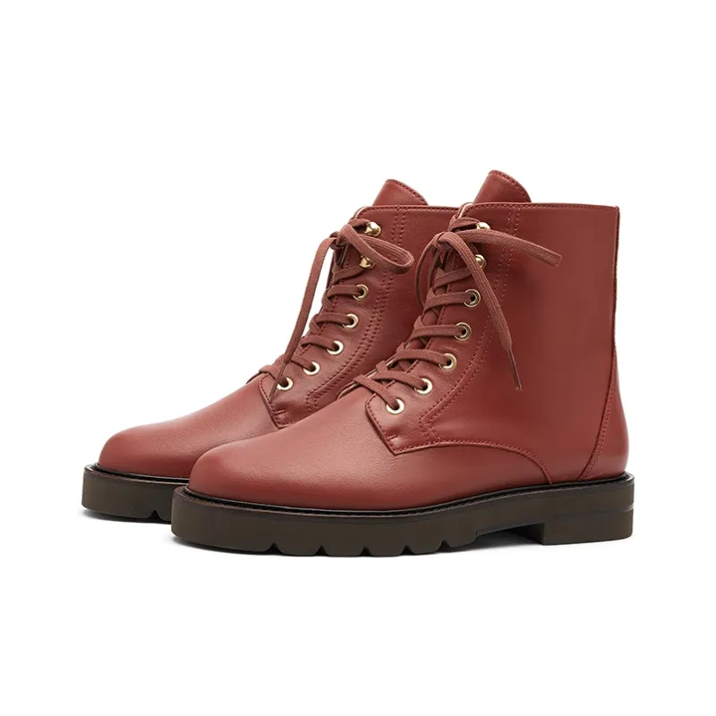 Stuart Weitzman/SW Mila Lift Bootie Ankle Boots Women's Brick Red-2
