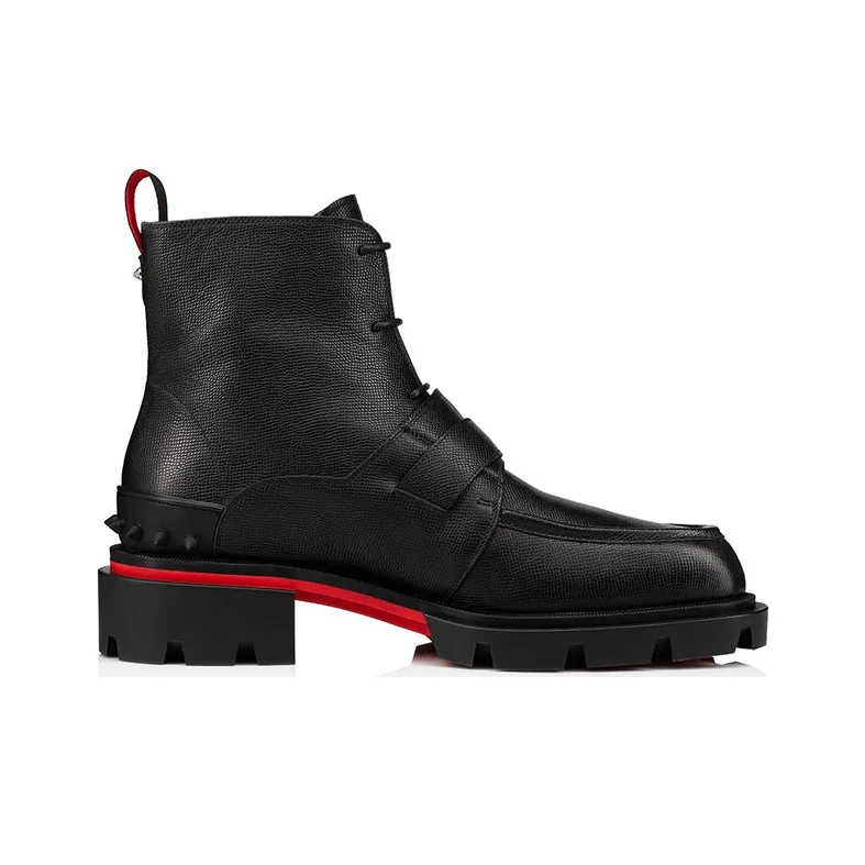 Christian Louboutin Ankle Boots Men Black-1