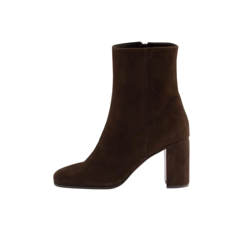 PRADA Ankle Boots 8.5cm Women's Brown-0