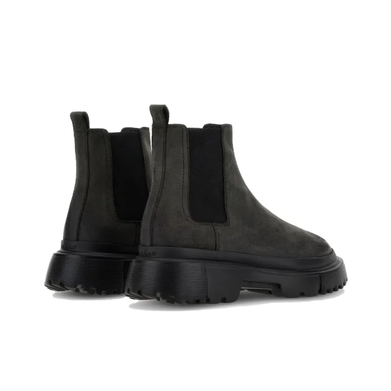 HOGAN Chelsea Round-Toe Boots-3
