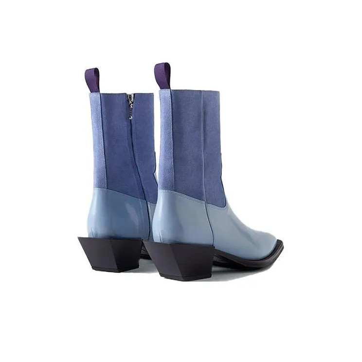 EYTYS Luciano Crew Chelsea Boots Women's Blue-2