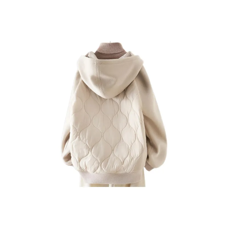 IHIMI Puffer Jacket Women's Light Khaki-2
