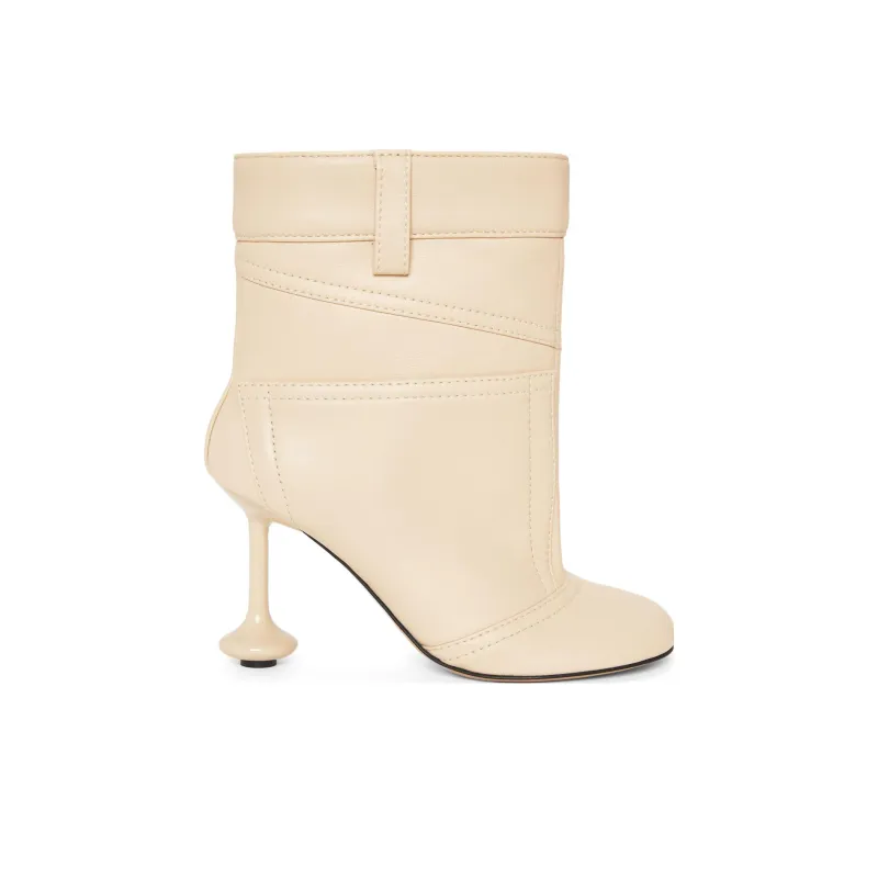 LOEWE Toy Ankle Boots 9.5cm Women's Oat Milk-1