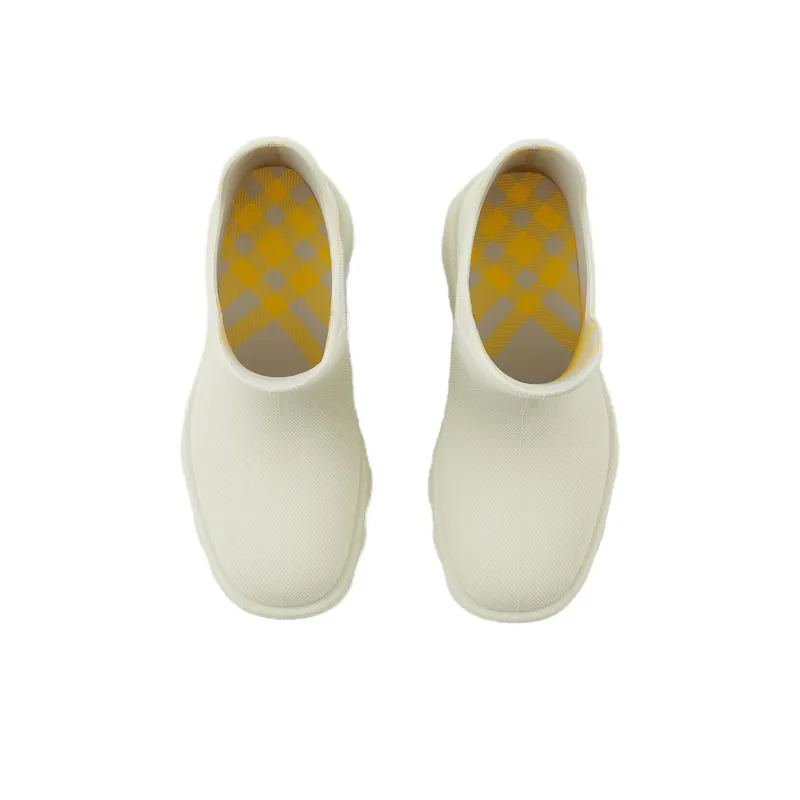 Burberry Ankle Boots Women's White-4