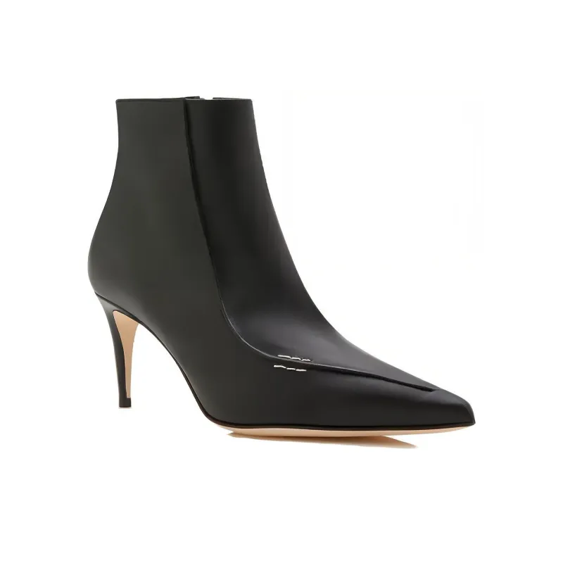 MANOLO BLAHNIK Merasa Ankle Boots 7cm Women's Black-2