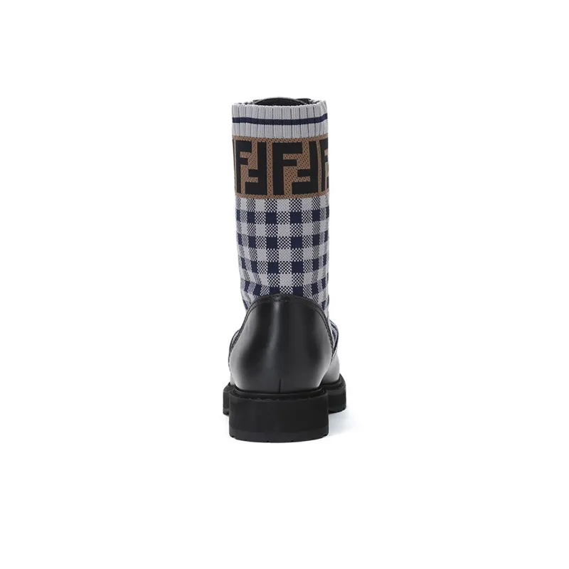FENDI Rockoko Martin Boot Women's Black-3