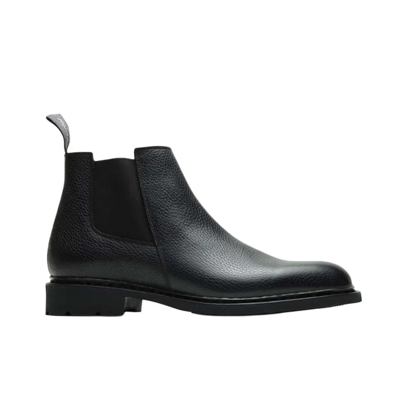 Paraboot Chamfort Short Chelsea Boots Men's Black-1