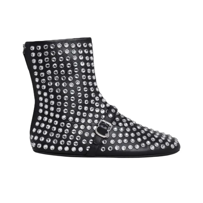 Alaia Ankle Boots Women's Black-1