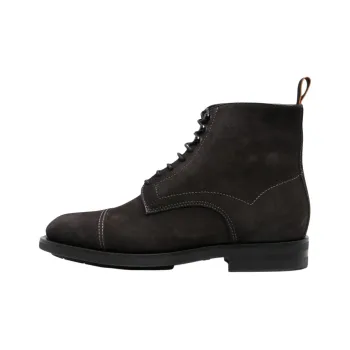 Santoni Suede Lace up Boots