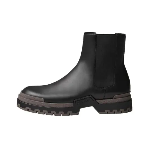 HERMES John Chelsea Boots Men's Black