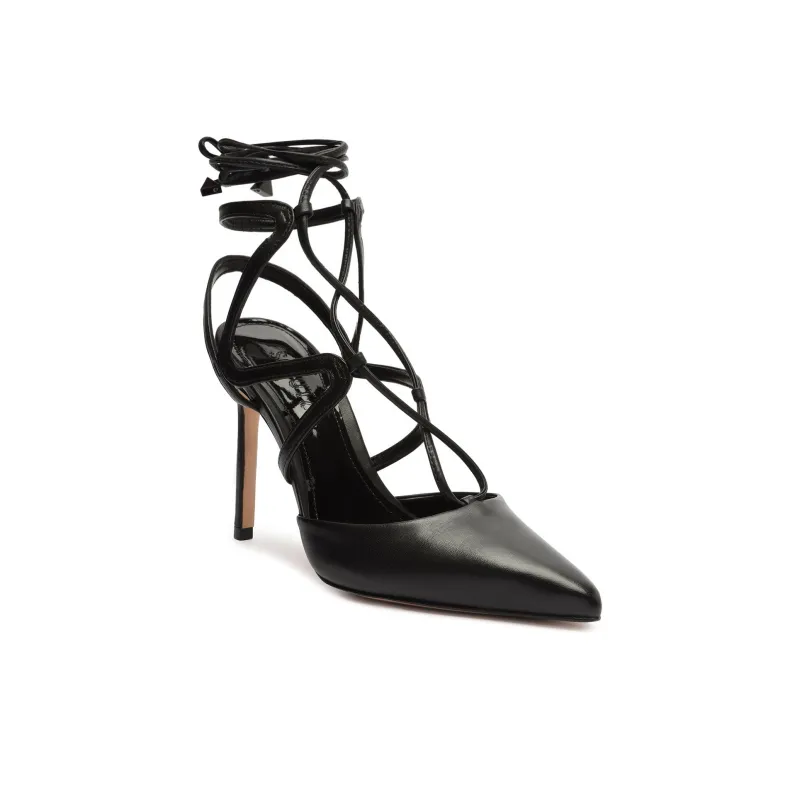 Schutz Clemence Slim Heel High Heels 10cm Women's Black-2